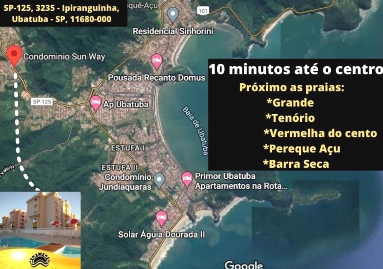Ubatuba! Sun Way! Piscinas churrasqueira, espaço Sophia! Exterior foto